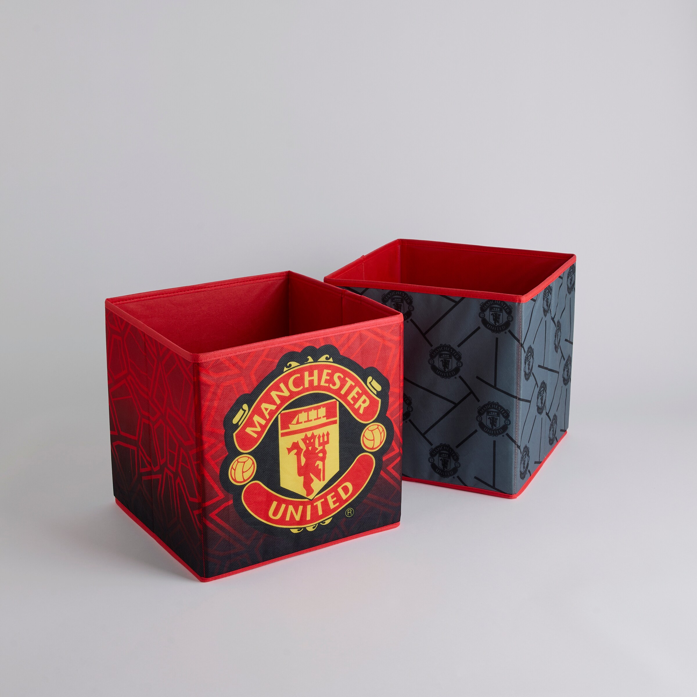 Manchester United Storage Box 2 Pack Red Red Detail [2-4]