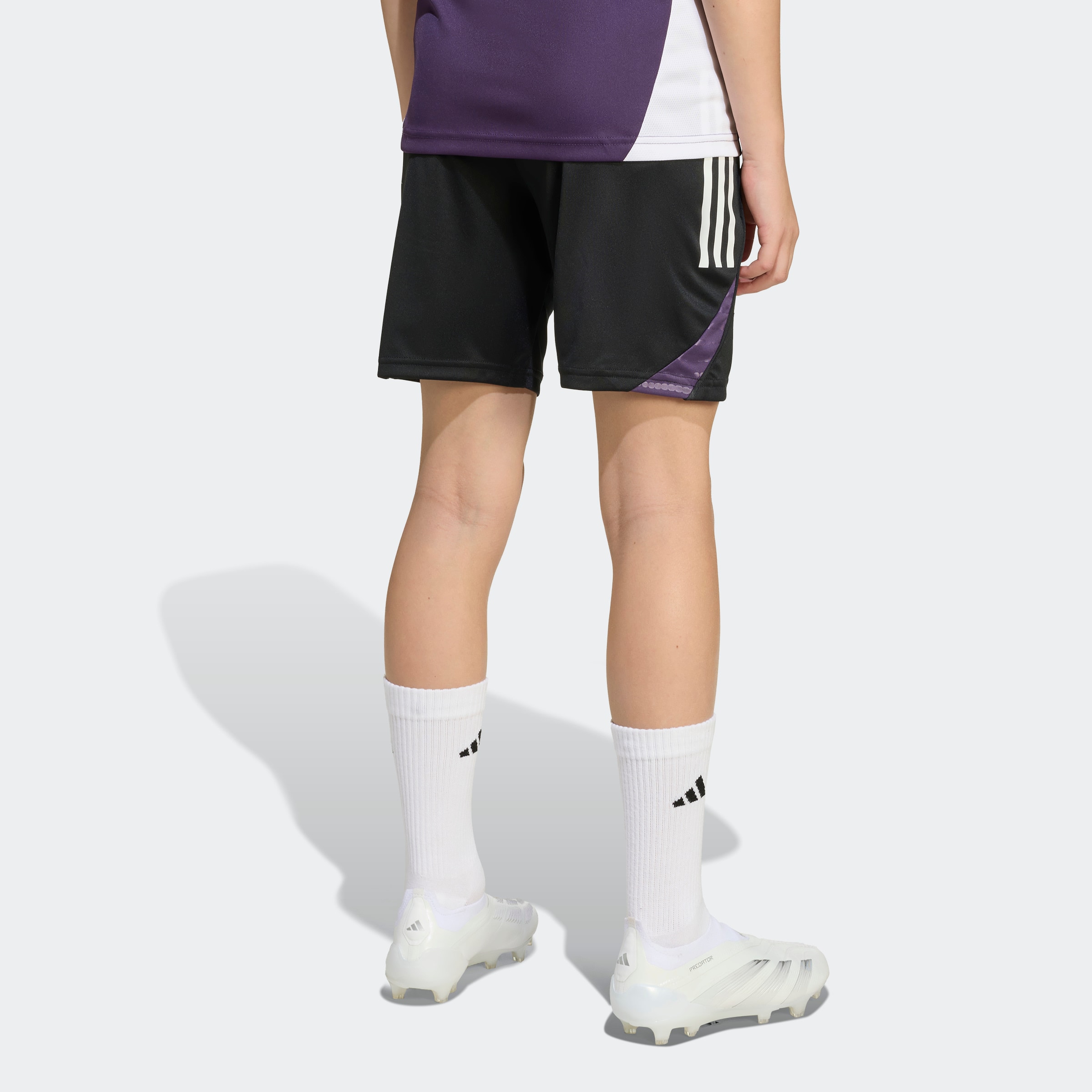 Manchester United Tiro 25 Competition Training Shorts Kids Noir Détail [5-9]