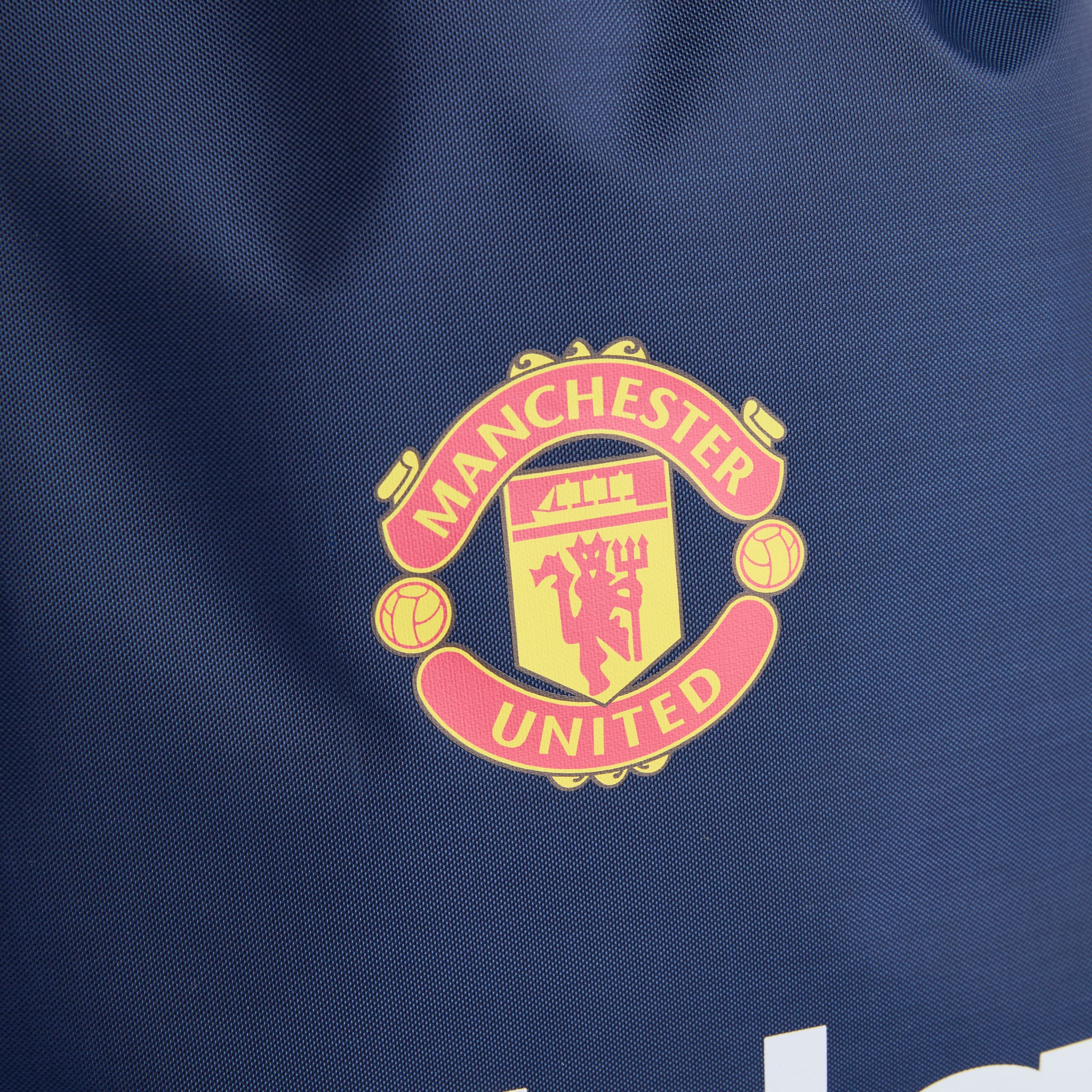 Manchester United x adidas Essentials Linear Gymsack Blue Blue Detail [3-4]