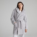 Manchester United Womens Dressing Gown Grey