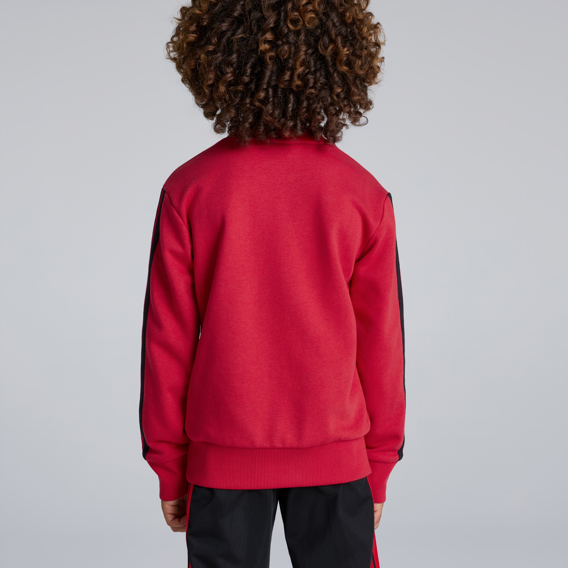 Manchester United x adidas Kids DNA Sweatshirt Red Rouge Détail [2-5]