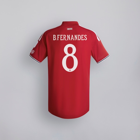 Manchester United 26/27 Home Authentic Jersey with Fernandes 8 UCL Printing & Badge Red