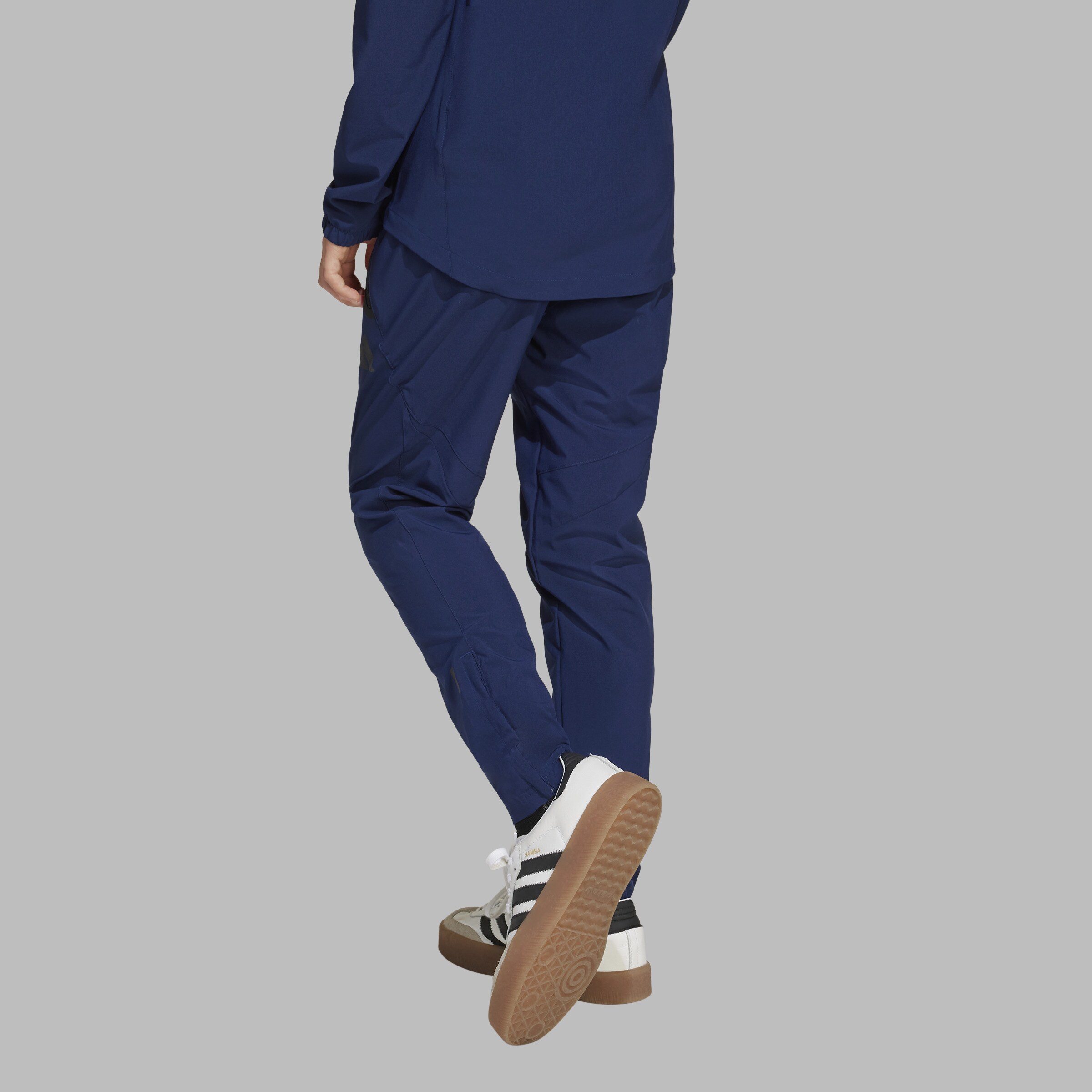 Manchester United Kids Tiro 24 Competition Vis Tech Travel Pants Blue Blue Detail [2-6]