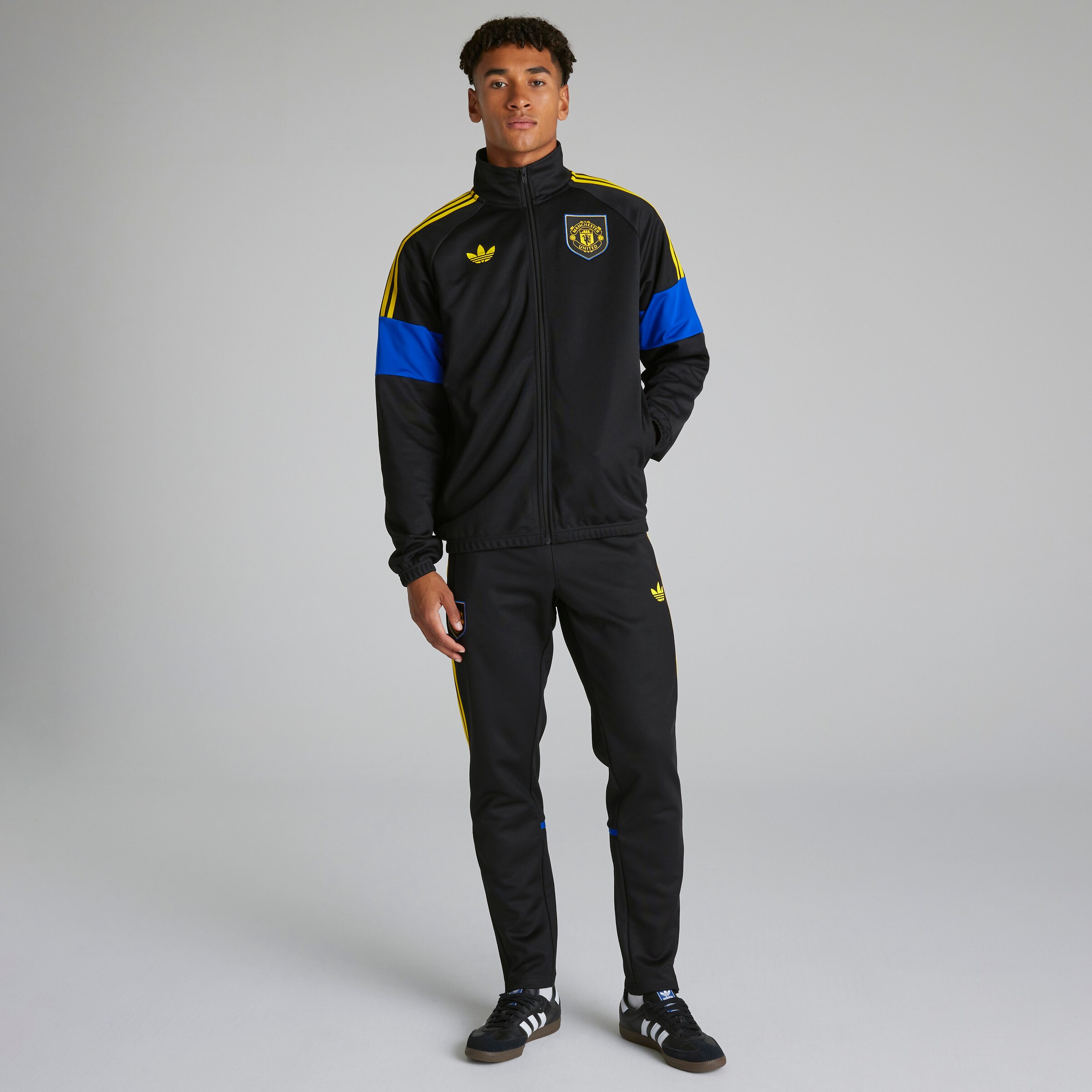 Manchester United x adidas LFSTLR Track Top Black Black Detail [3-5]