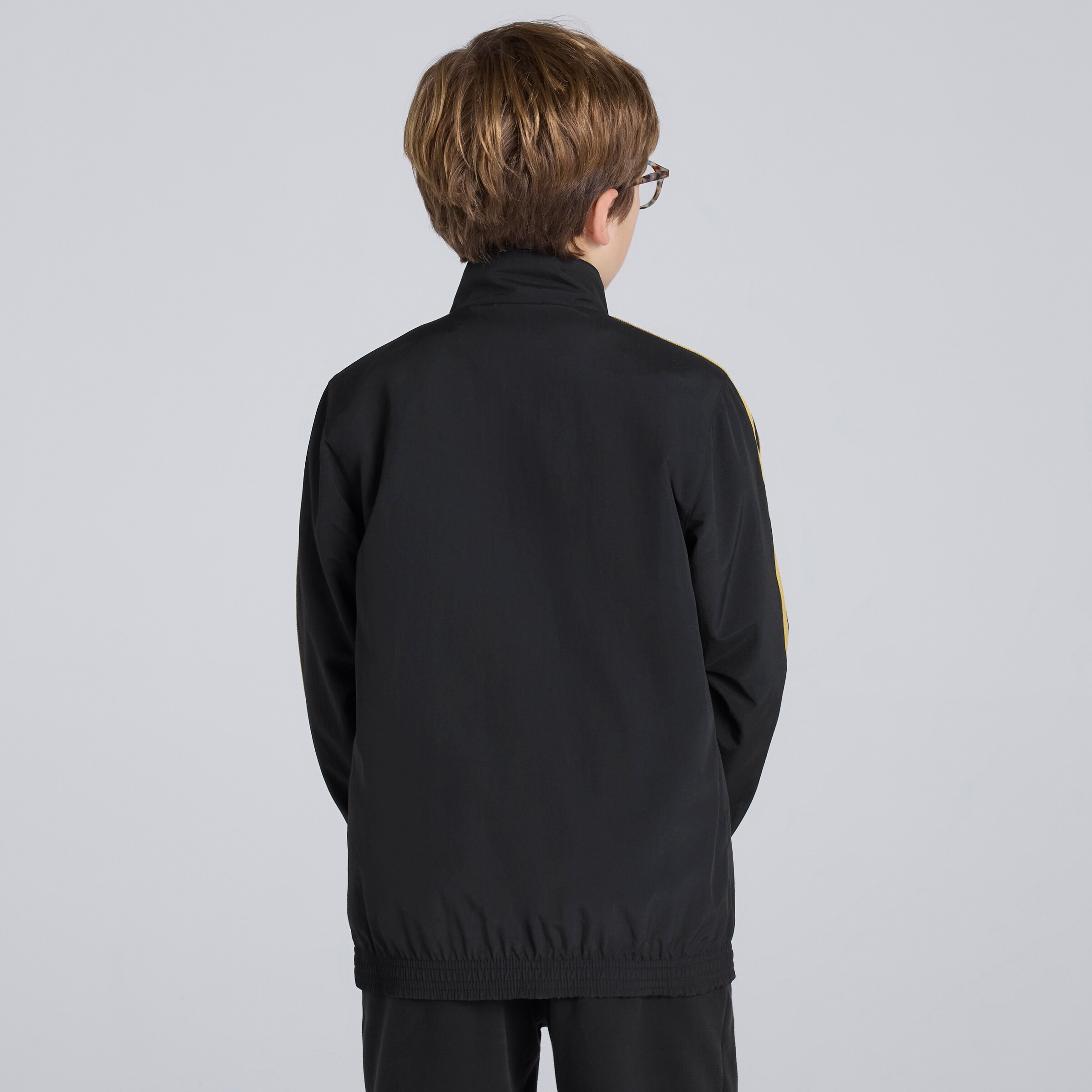 Manchester United Cultural Story Reversible Jacket Kids 검정색 세부 사항 [2-8]