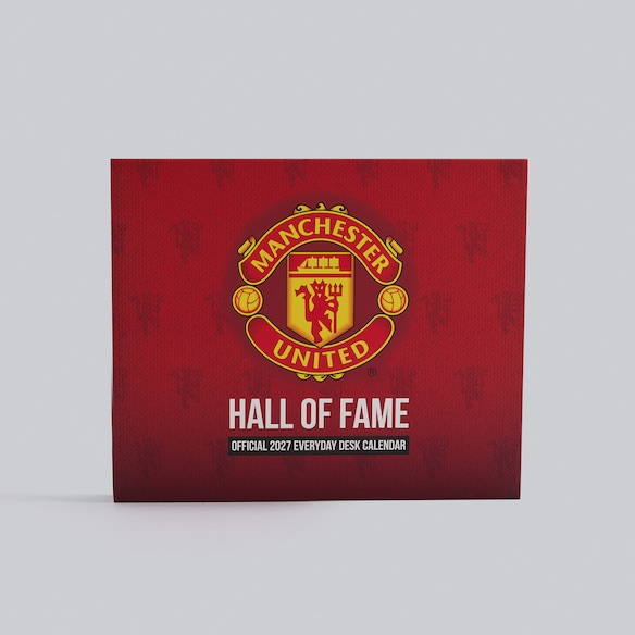 Manchester United 2027 Desk Block Calendar Red Red