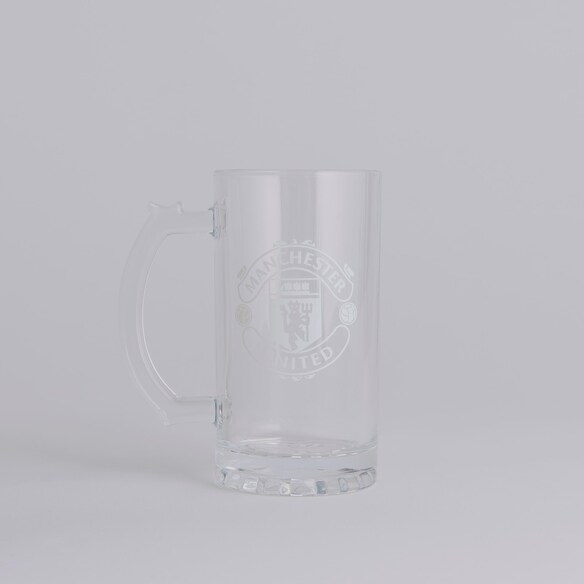 Manchester United Stein Glass Clear