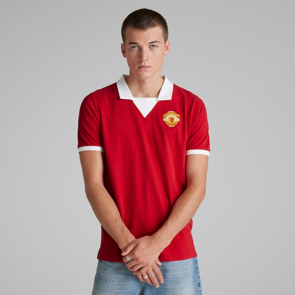 Manchester United 1973 Retro Shirt Red Red