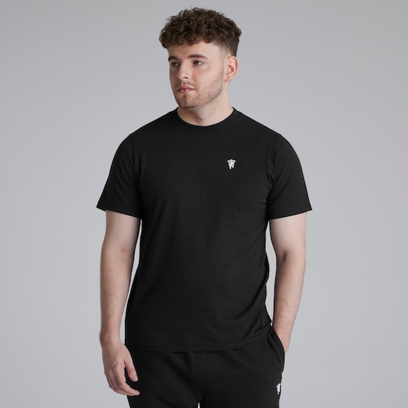 Manchester United Devil Essentials T-Shirt Black Black