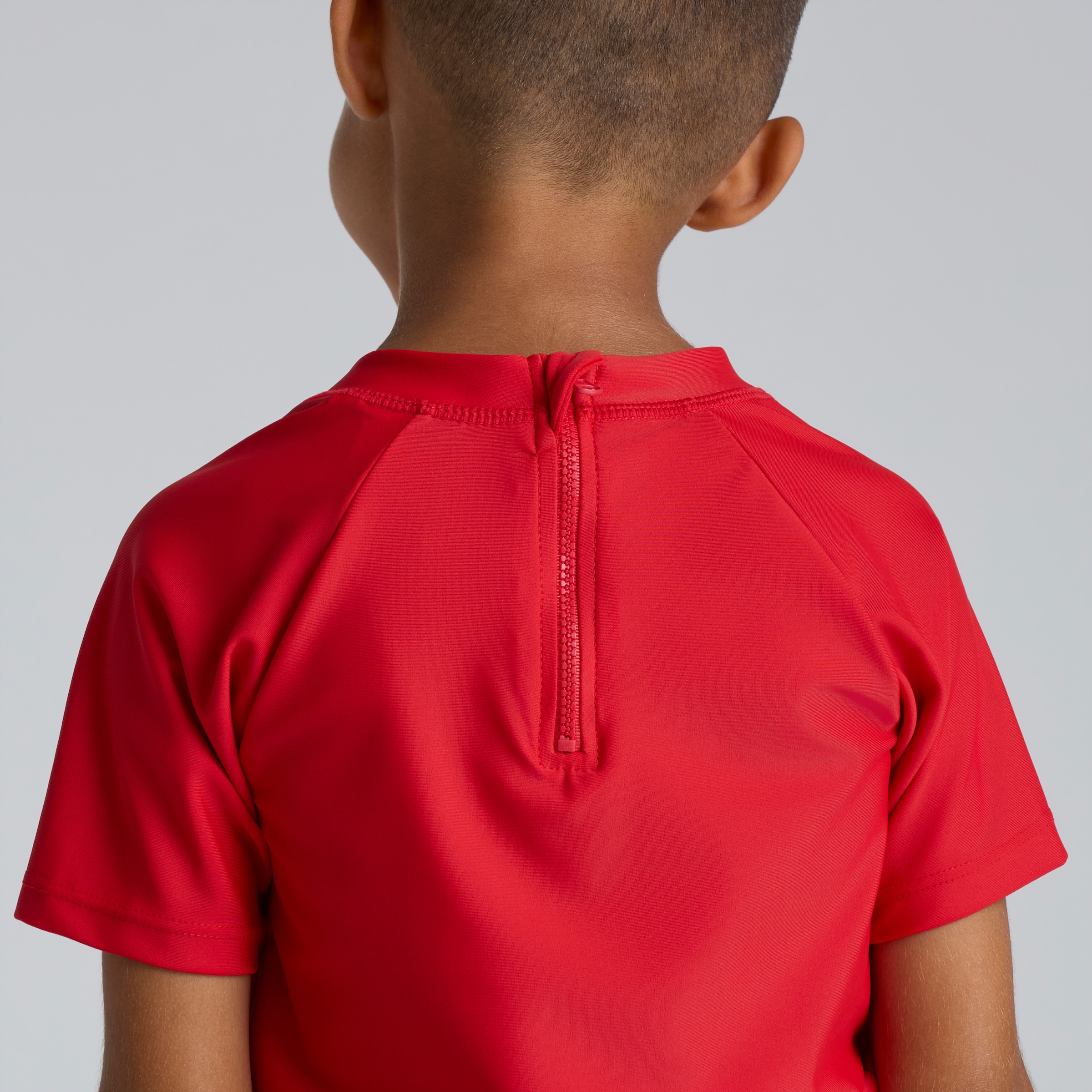Manchester United Kids Rash Vest & Shorts Swim Set Red Red Detail [6-6]