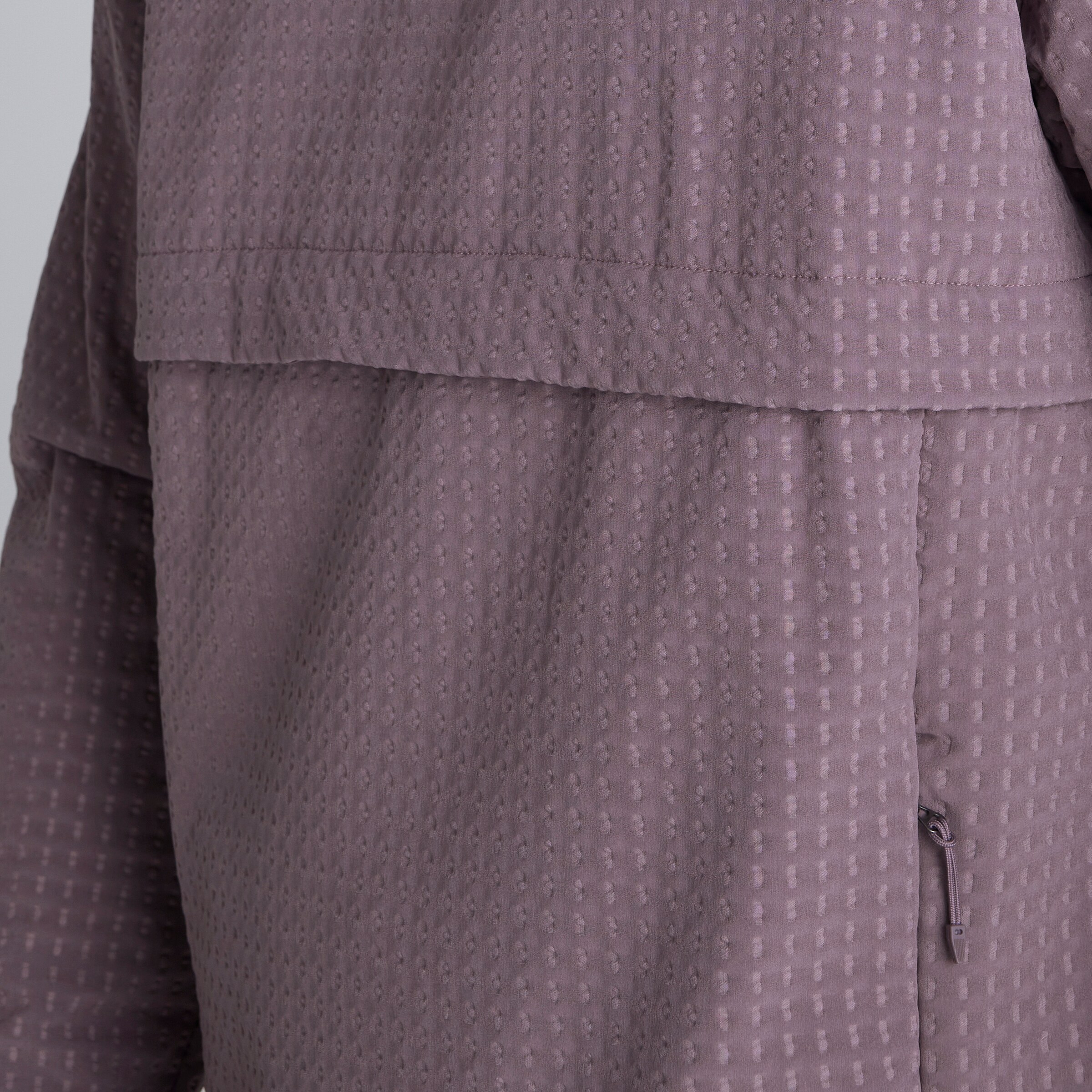 Manchester United x adidas Mens Golf Ultimate365 Tour WIND.RDY 1/4 Zip Sweatshirt Purple Violet Détail [4-7]