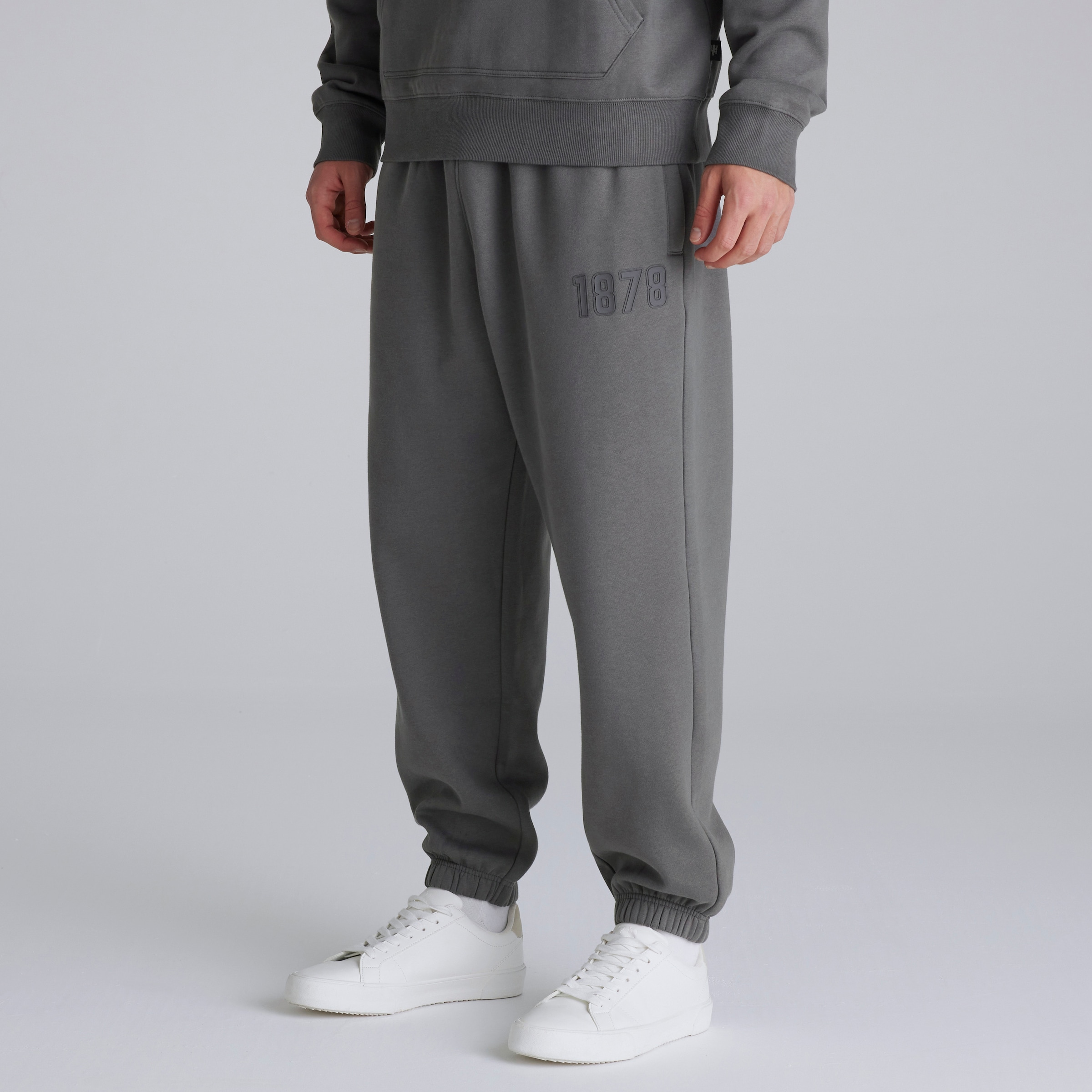 Manchester United Mens 1878 Joggers Slate Grey