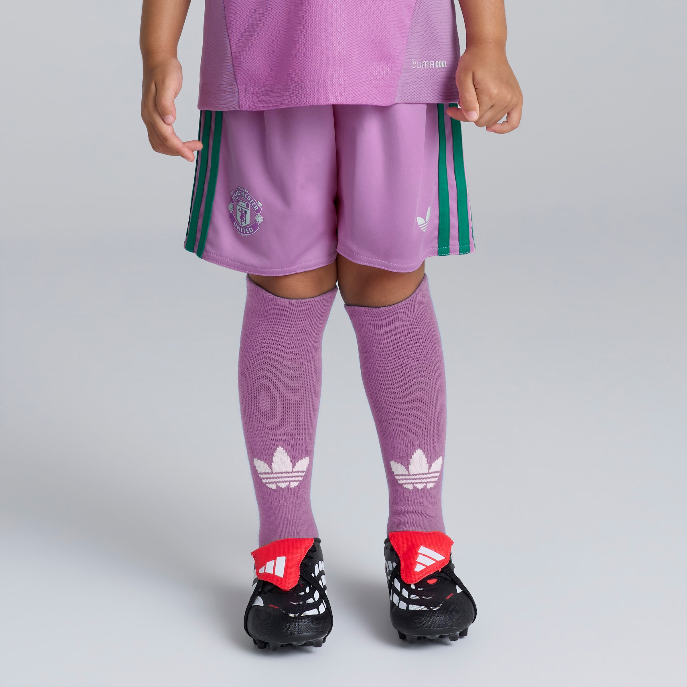 Manchester United Kids 26/27 Away Goalkeeper Mini Kit Purple 紫色 细节 [5-7]