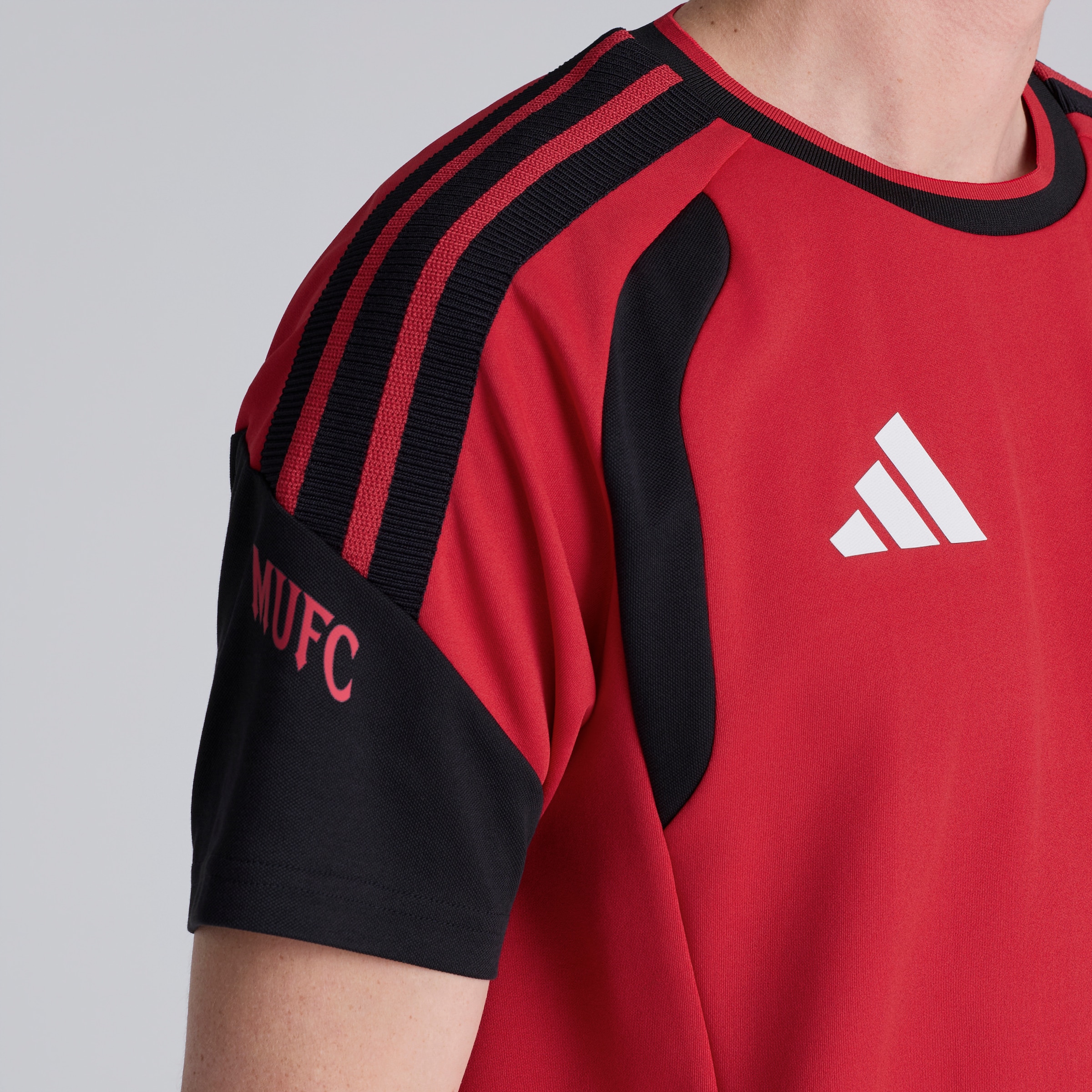 Manchester United 26/27 Training Tiro Authentic T-Shirt Red Red Detail [5-5]