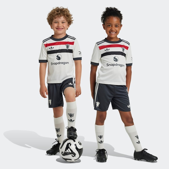 Manchester United 24/25 Third Mini Kit Blanco