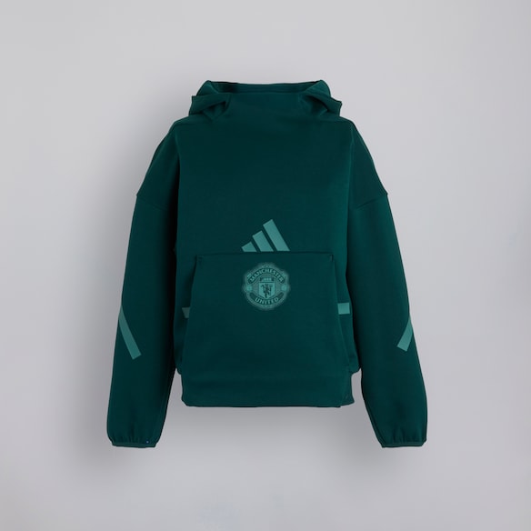 Manchester United x adidas Kids Z.N.E. Hoodie Green Green