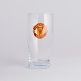 Manchester United Tulip Pint Glass Clear
