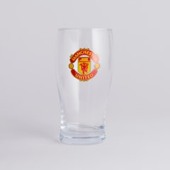 Manchester United Tulip Pint Glass Clear