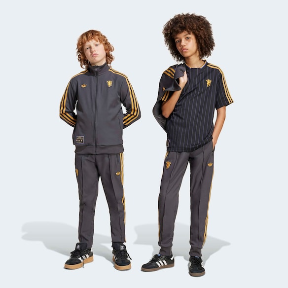 Manchester United Terrace Icons Track Pants Kids Negro