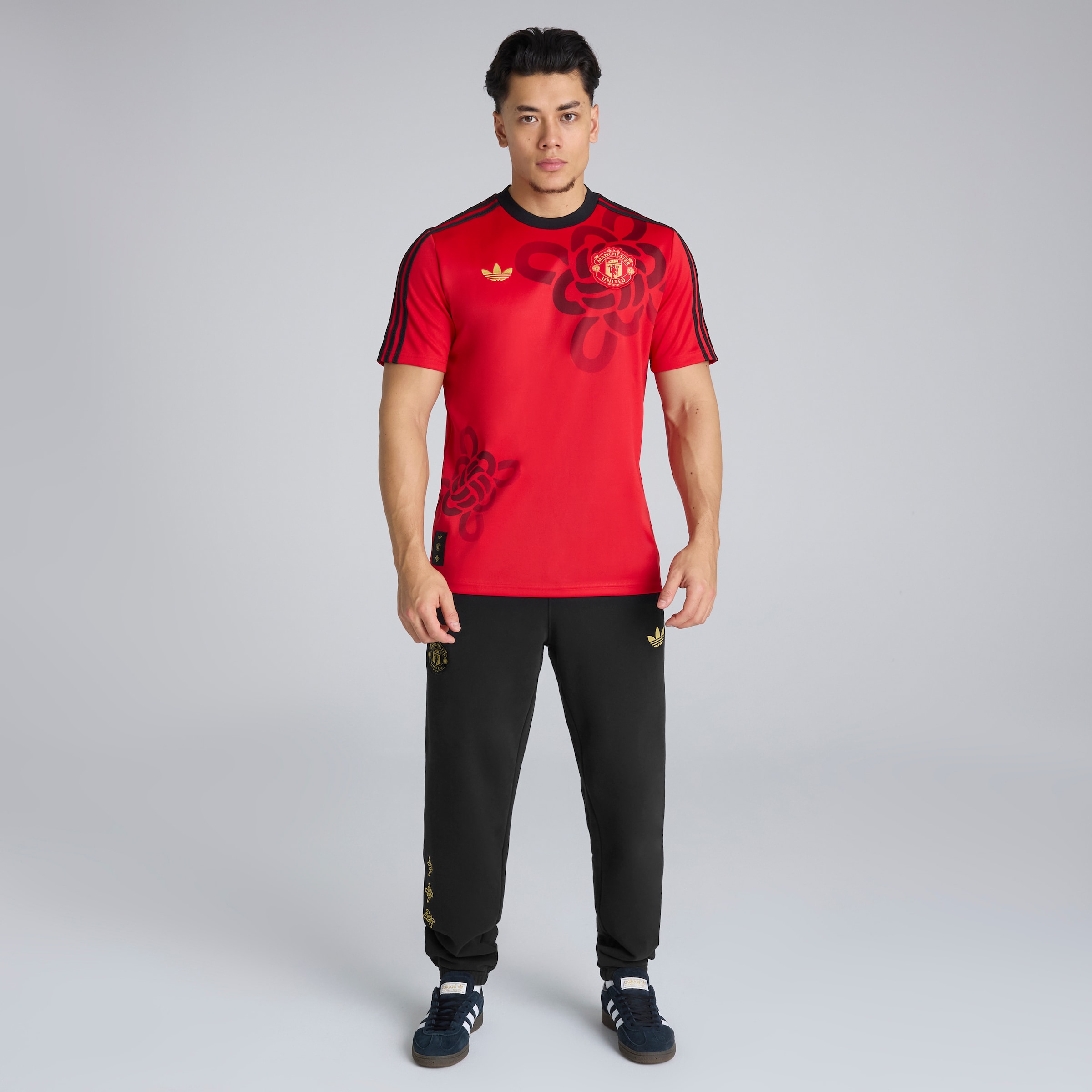 Manchester United Cultural Story Joggers Noir Détail [4-7]