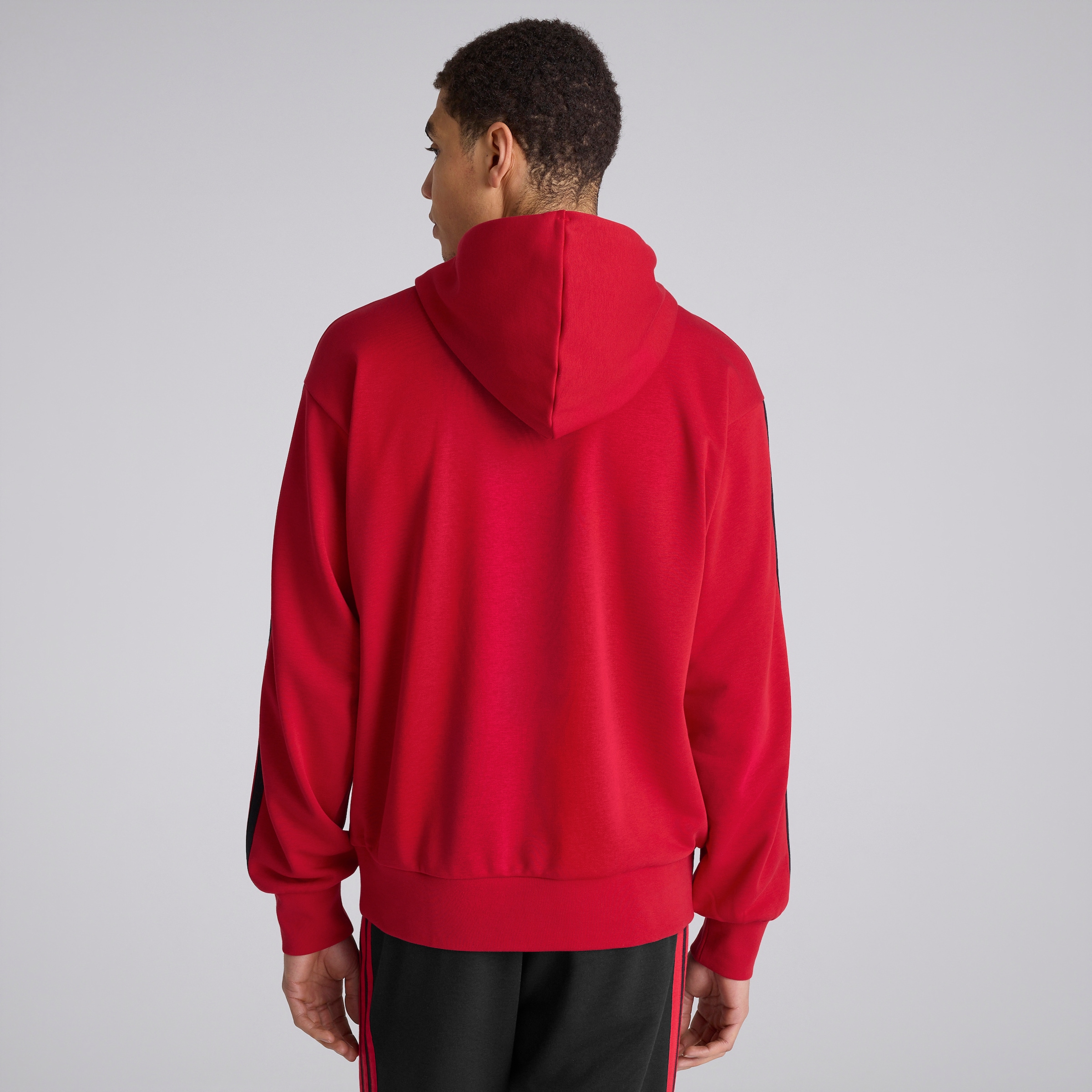 Manchester United x adidas DNA Hoodie Red 빨간색 세부 사항 [2-5]