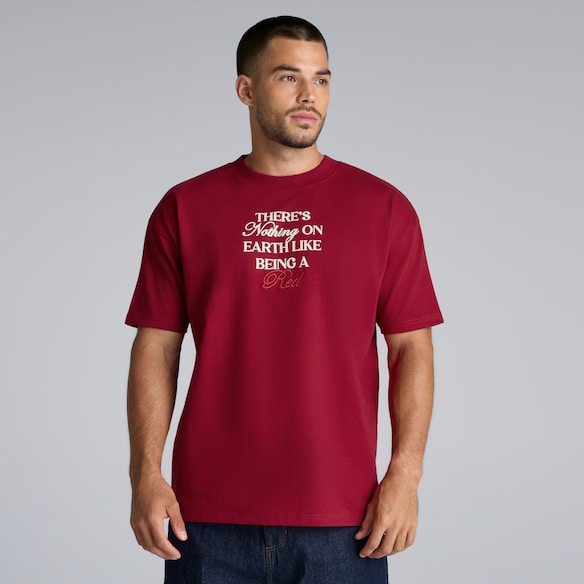 Manchester United There's Nothing on Earth Like Being a Red Print T-Shirt Red Rojo