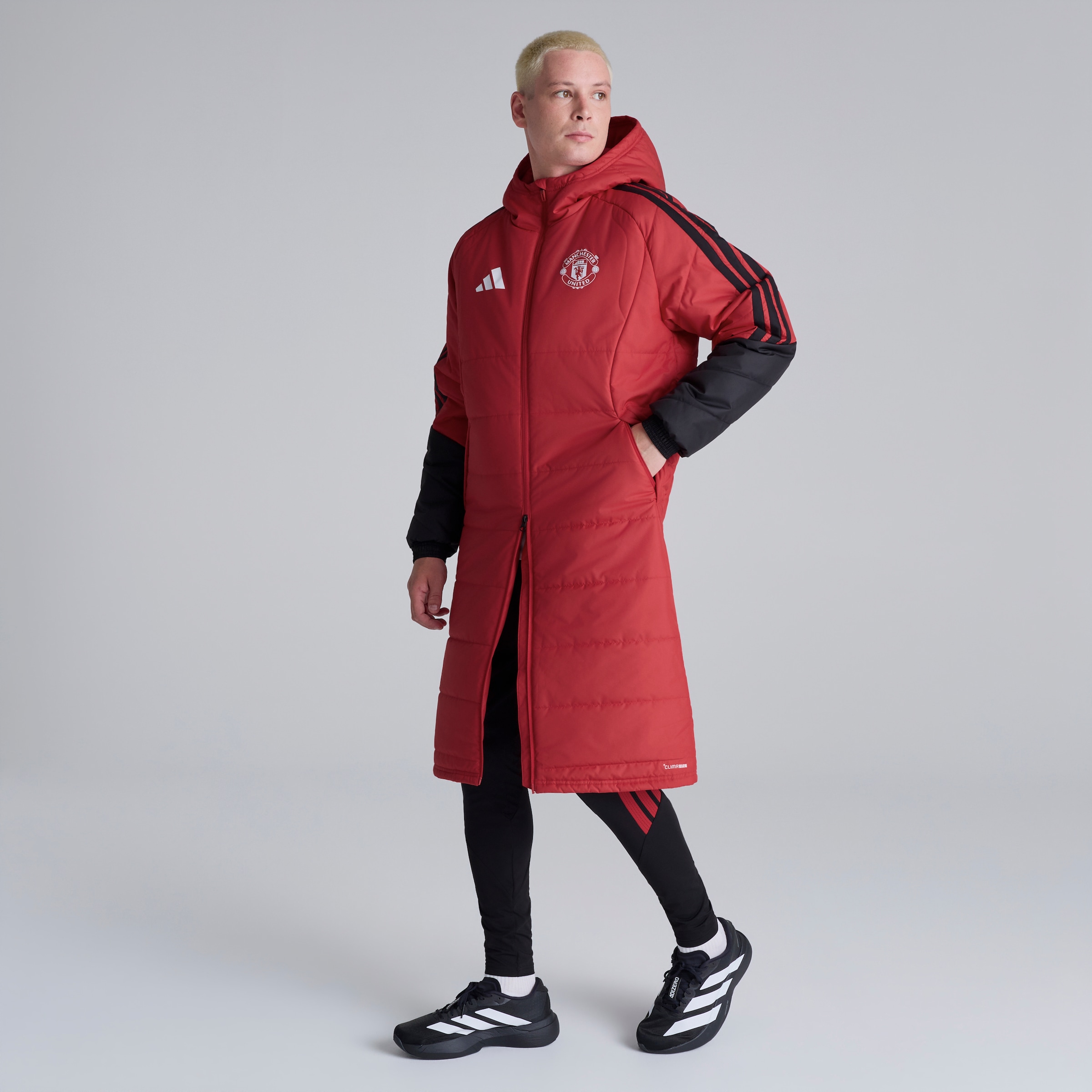 Manchester United 26/27 Training Tiro Authentic Long Coat Red Red Detail [3-6]
