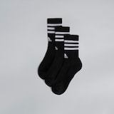 Manchester United x adidas 3-Stripes Cushioned Crew Socks 3-Pack Black