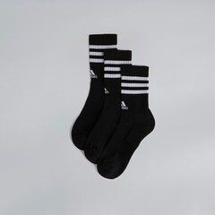 Manchester United x adidas 3-Stripes Cushioned Crew Socks 3-Pack Black