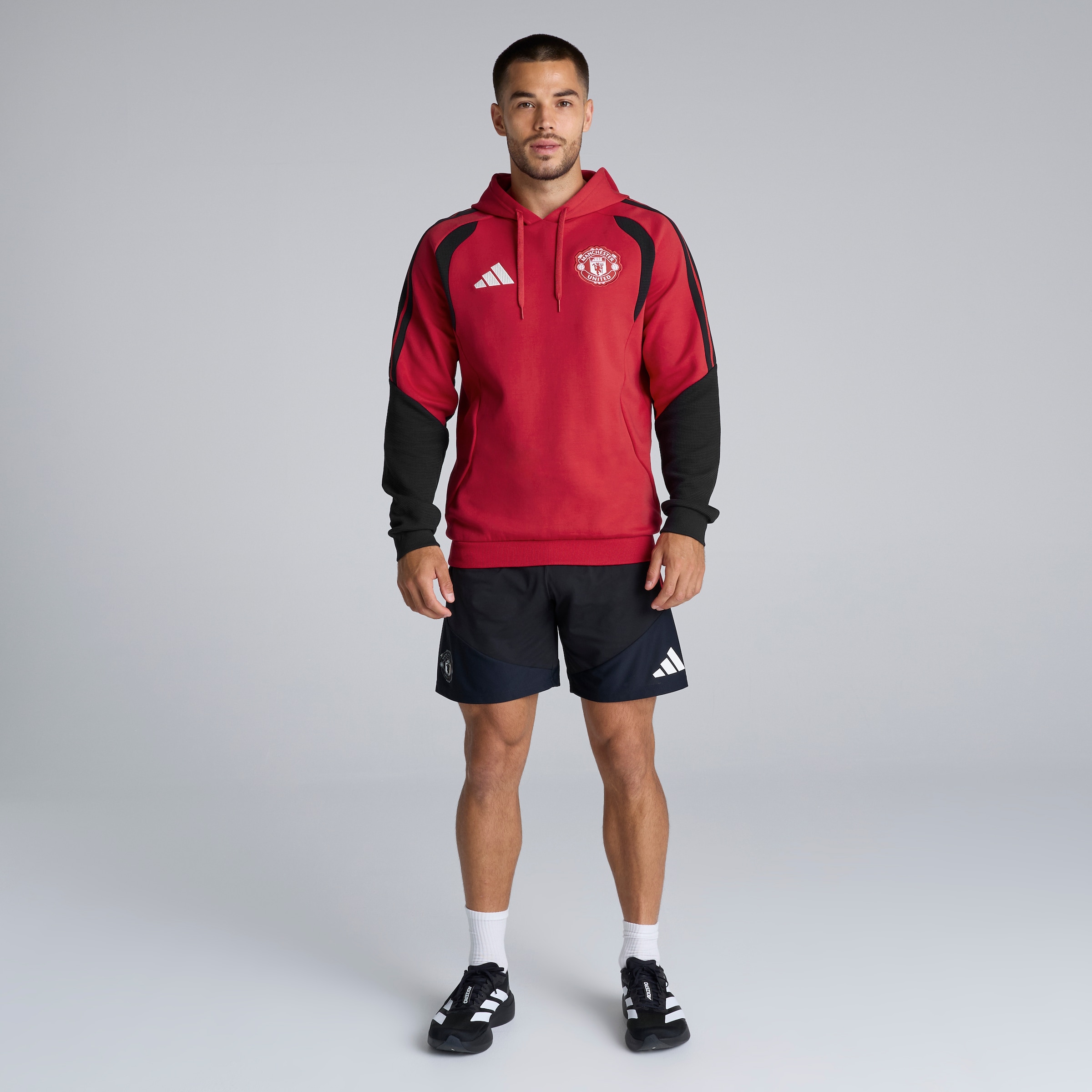 Manchester United 26/27 Training Tiro Hoodie Red Red Detail [3-5]