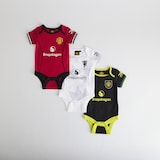 Manchester United Baby Kit Bodysuits 3 Pack Multi