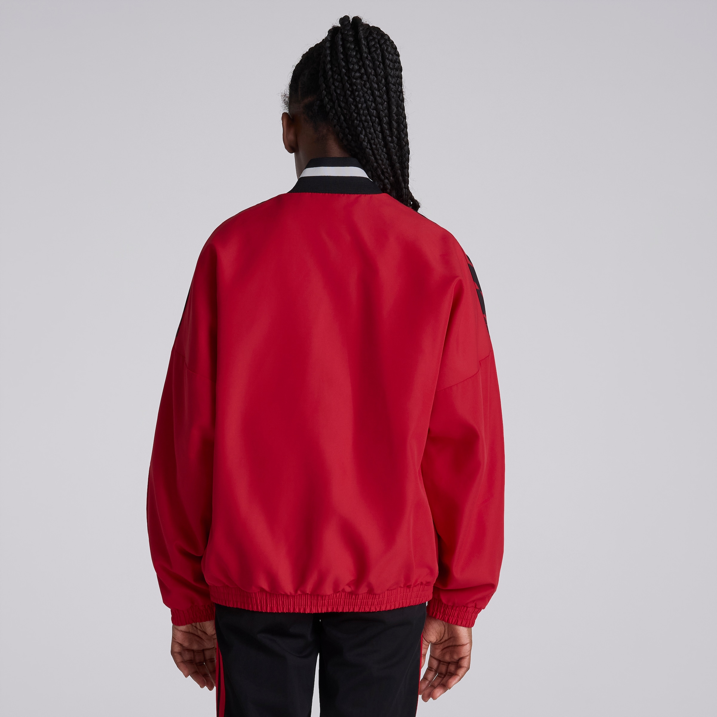 Manchester United x adidas Kids Stadium Track Top Red Rouge Détail [2-5]
