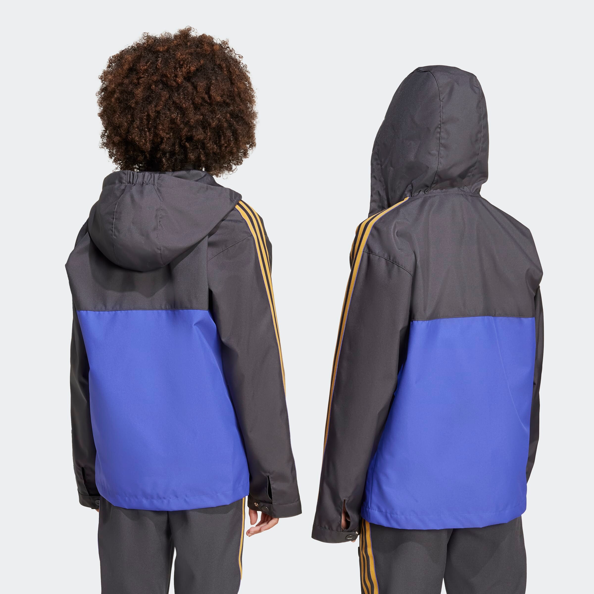 Manchester United Terrace Icons Parka Kids Noir Détail [2-8]