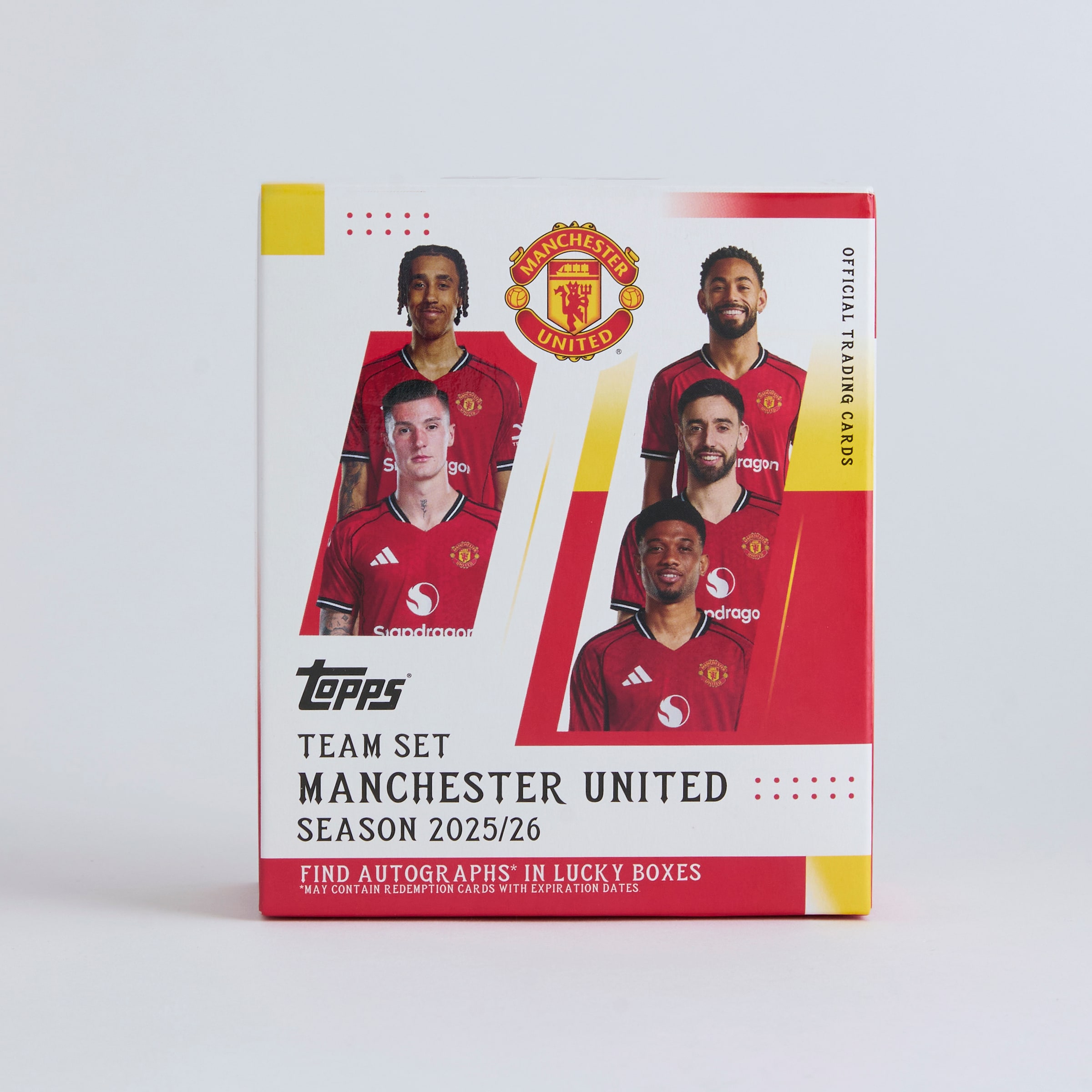Manchester United Topps Team Set Trading Cards 2025/26 Noir