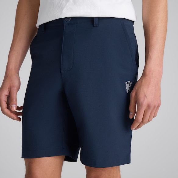 Manchester United x adidas Golf Ultimate365 8.5-Inch Golf Shorts Navy Navy blue