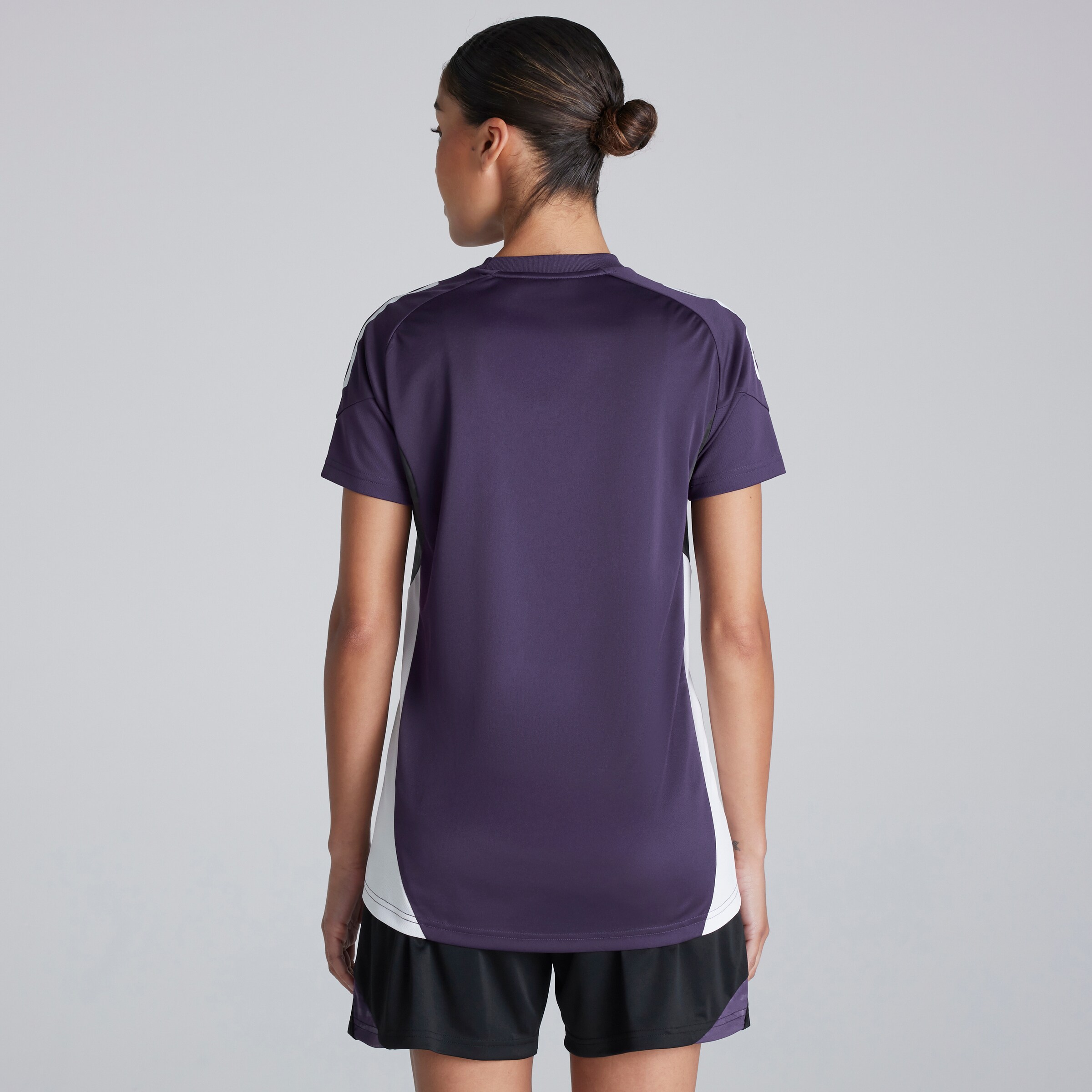 Manchester United Tiro 25 Competition Training Jersey Purple Detail [2-7]