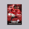 Manchester United Amad A2 Poster Red