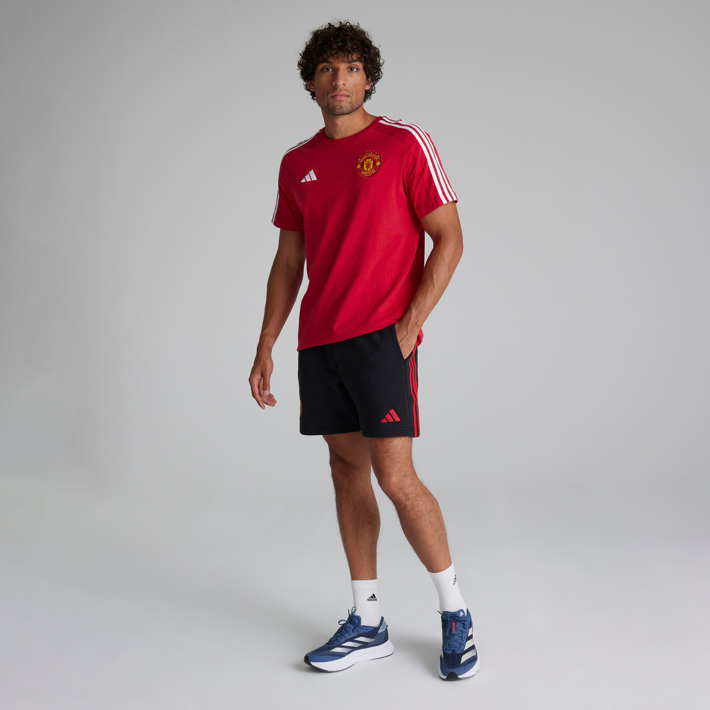 Manchester United DNA T-Shirt Red Red Detail [3-7]