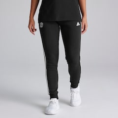 Manchester United x adidas Womens Essentials 3-Stripes Fleece Joggers Black