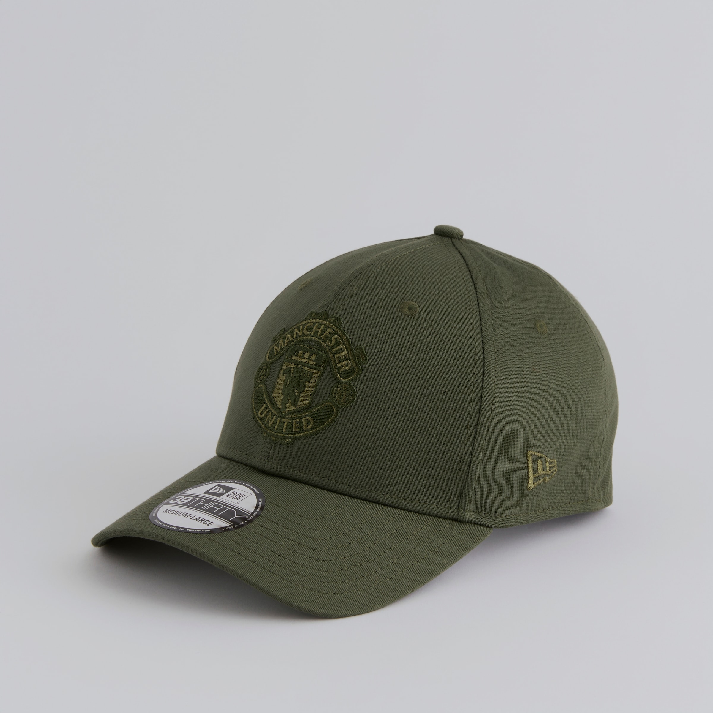 Manchester United x New Era Crest 39Thirty Cap Green Green Detail [3-5]