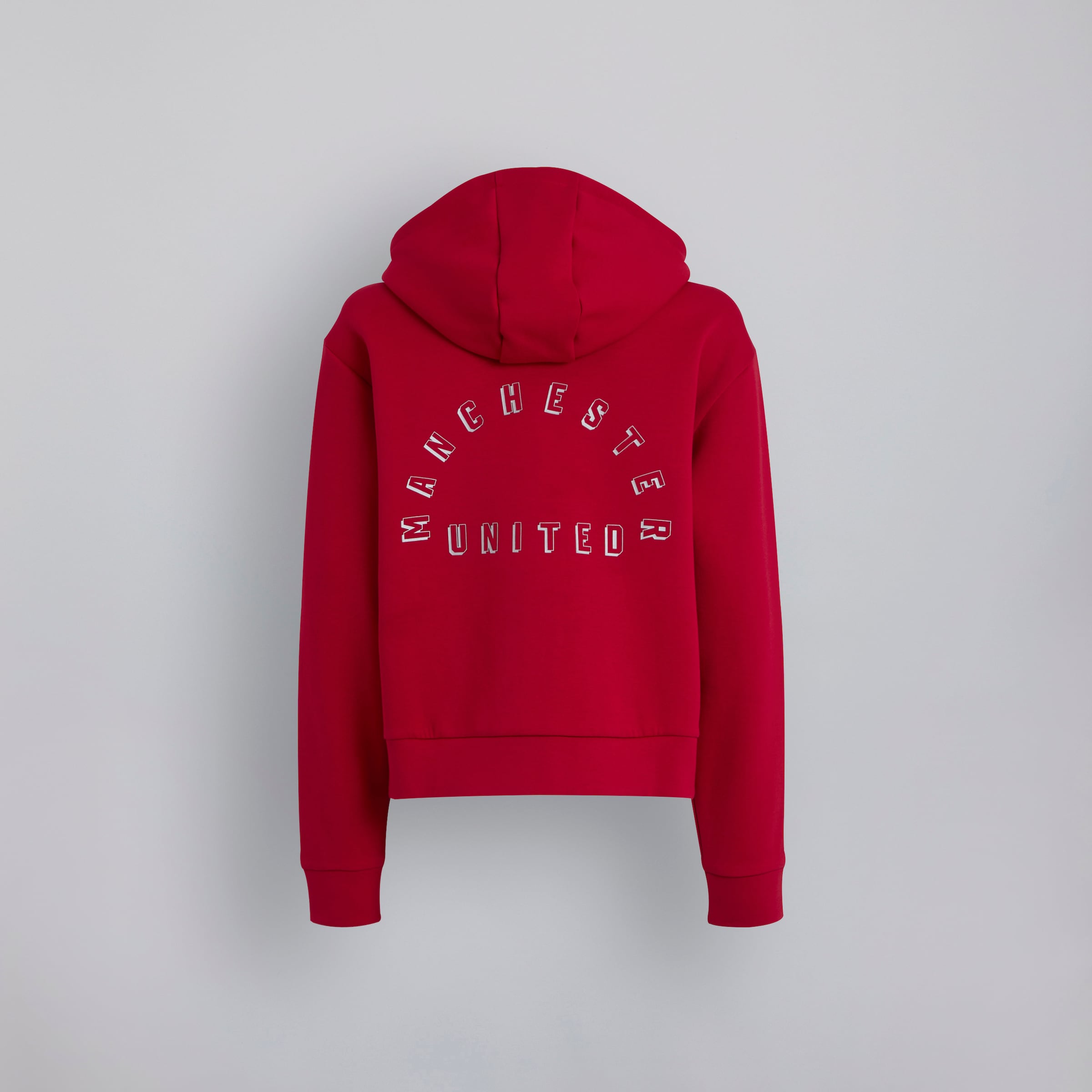 Manchester United Anthem Jacket Womens Red Detail [8-8]