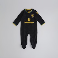 Manchester United Baby Third Sleepsuit Black