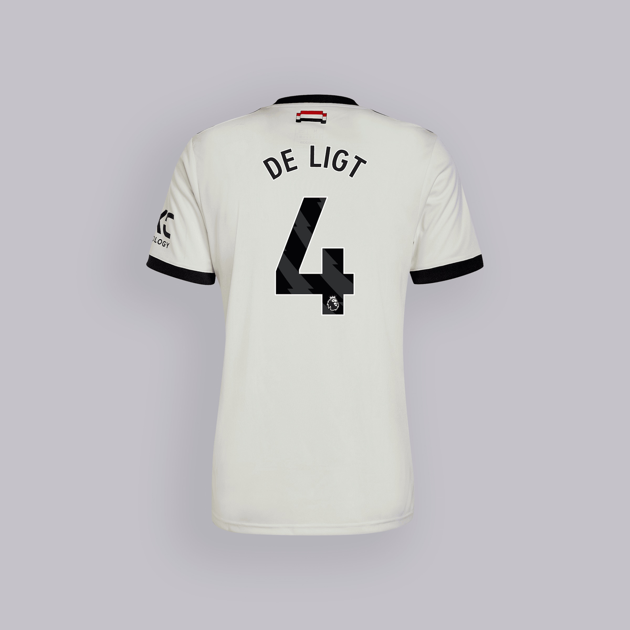 Buy Manchester United 24 25 Third Jersey with De Ligt 4 EPL Printing Badge Manchester United Store