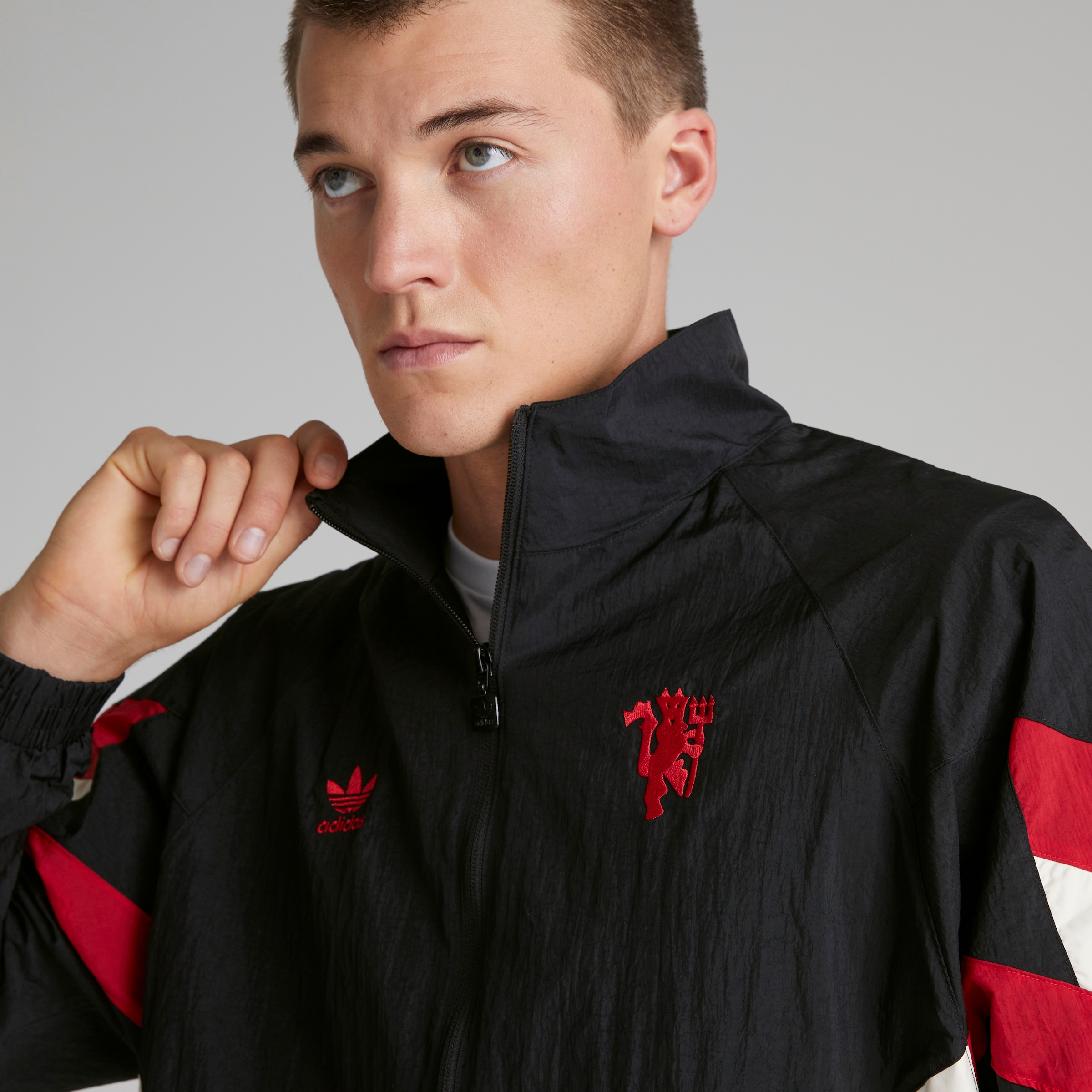 Anthem Jacket Man Utd Maroon Tracksuit Men's MUFC Anthem Jacket