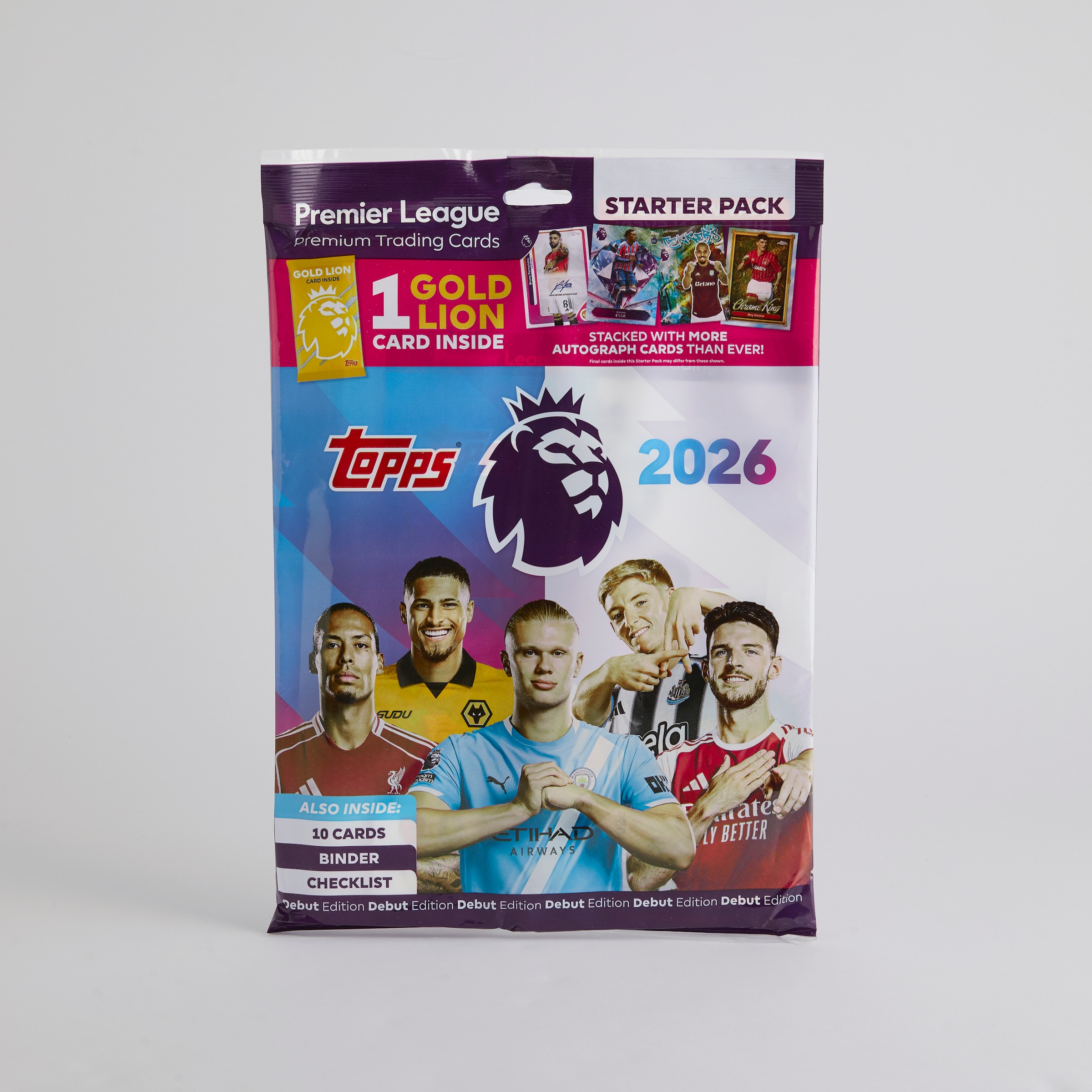 Topps Premier League Collection Trading Cards Starter Pack Multi