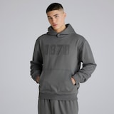 Manchester United Mens 1878 Overhead Hoodie Slate