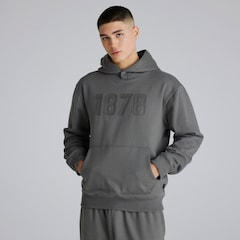 Manchester United Mens 1878 Overhead Hoodie Slate