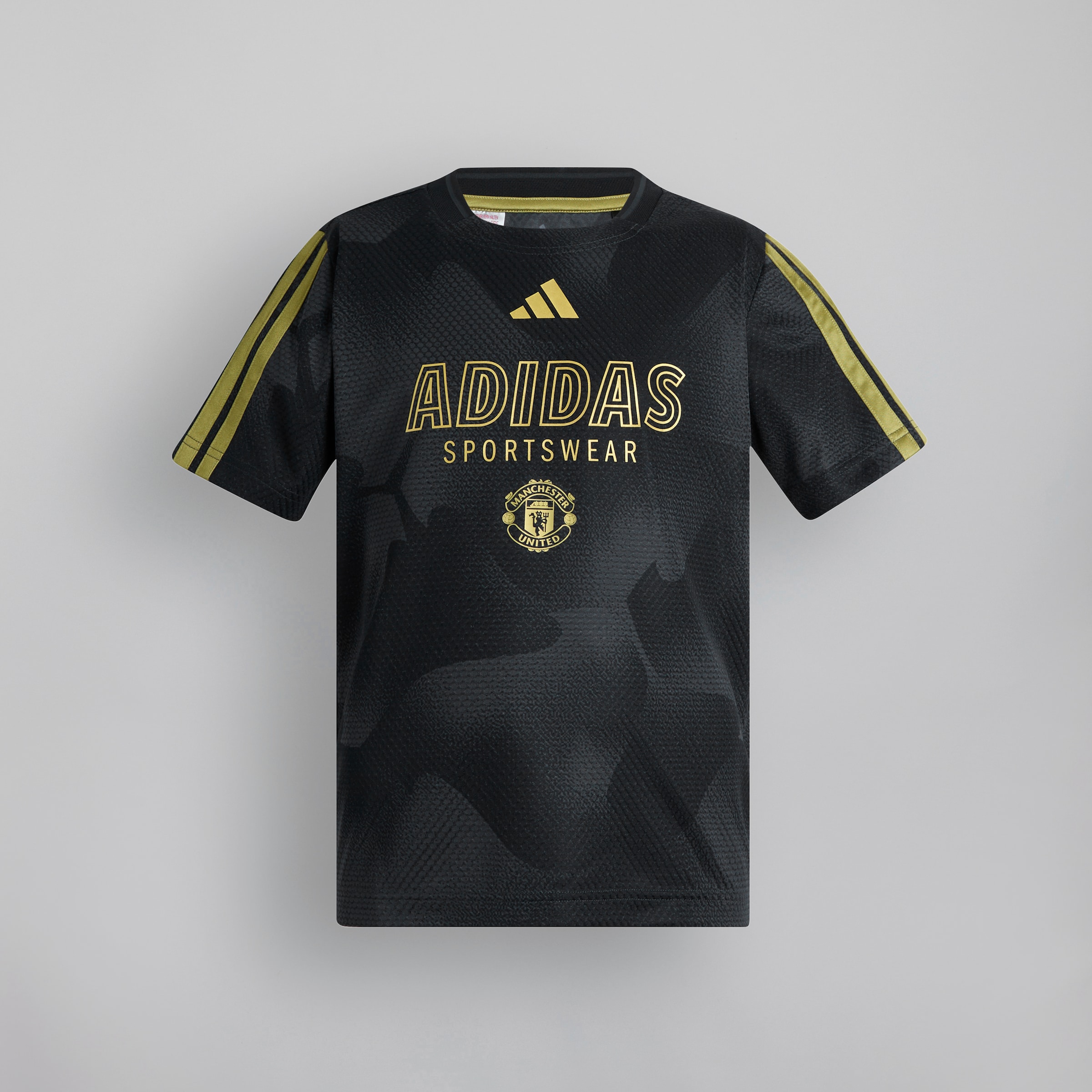 Manchester United x adidas Kids House of Tiro Cargo T-Shirt Black Black