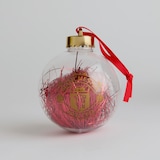 Manchester United Christmas Tinsel Ornament Red