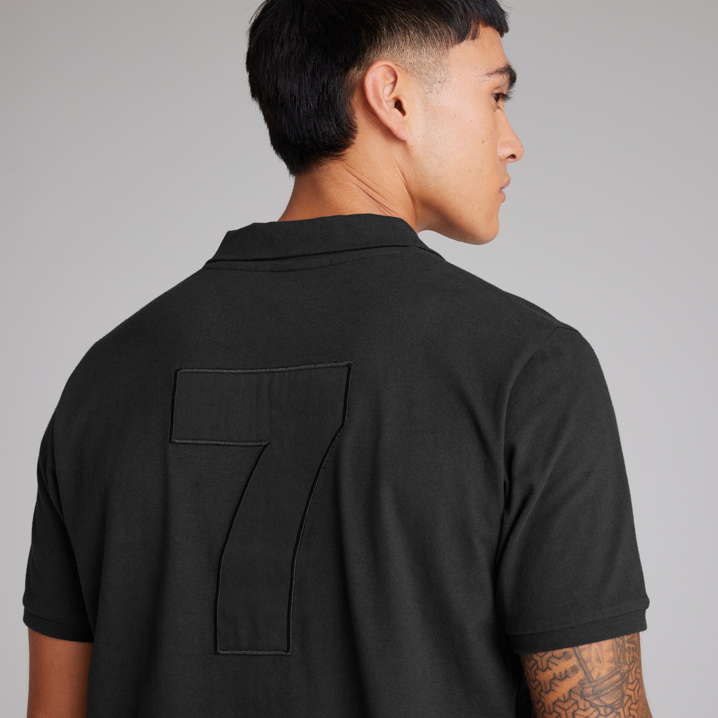 Manchester United 1973 Blackout Shirt Black Black Detail [5-6]